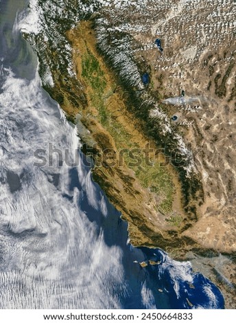 Wildfires in California. . Elements of this image furnished by NASA.