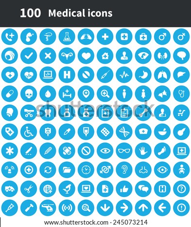 Medical Icons Vector set.