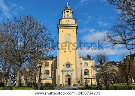 St. Mary Magdalene Church of Stockholm Royalty-Free Stock Photo #2450734293