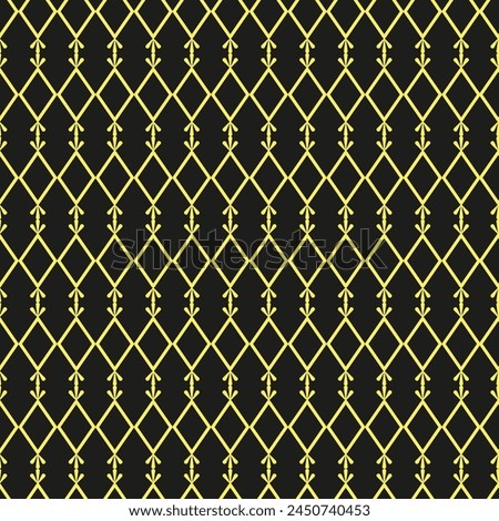 Caro rhombus grid seamless repeated pattern