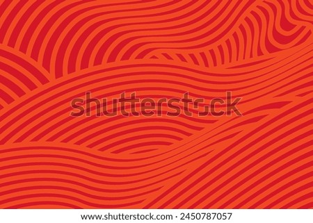 Abstract irregular orange and red color striped textured background. seamless geometric pattern design for certificate, invitation, textile, clothes, cover and others.
