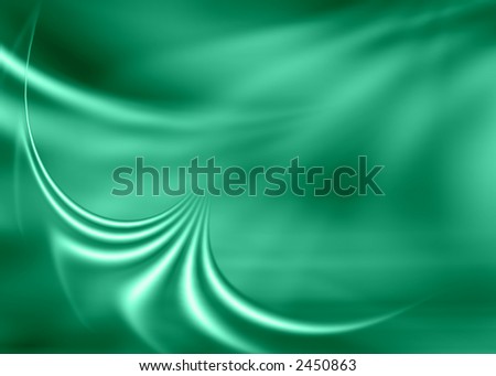 green abstract composition