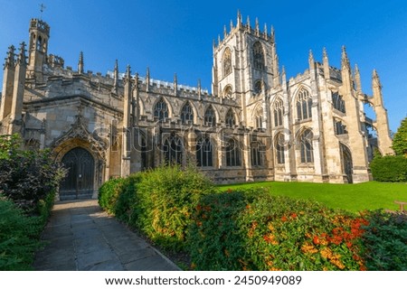 View of St. Marys Church on a sunny day, Beverley, North Humberside, East Yorkshire, England, United Kingdom, Europe Royalty-Free Stock Photo #2450949089