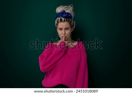 Woman in Pink Top Posing for Picture