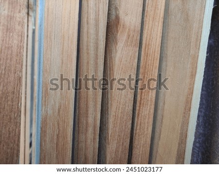 pieces of wood arranged neatly. materials for graphic design. wooden background.