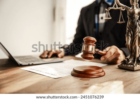 Online consulting in law leverages digital platforms for legal advice and guidance, ensuring access to justice while upholding principles of fairness, equality, accountability in legal proceedings. Royalty-Free Stock Photo #2451076239
