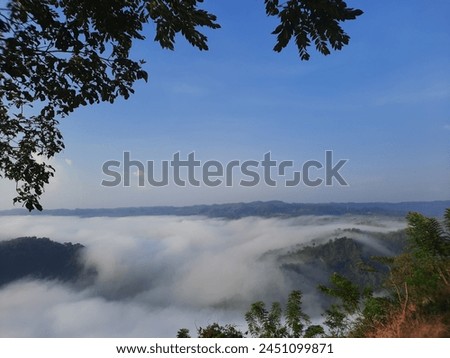 Beautiful background natural white clouds