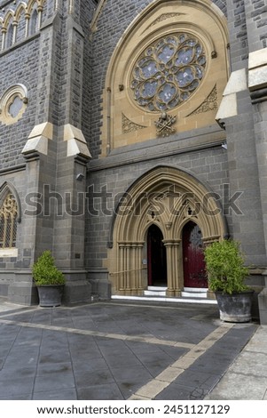 Saint Mary of the Angels Basilica church in Geelong,Australia.
