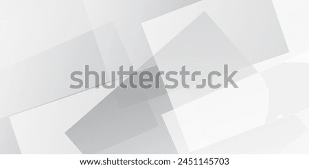 Abstract white and gray triangle technology lines. white paper bag. Clip art illustration. geometric background with soft light paper surfaces. 