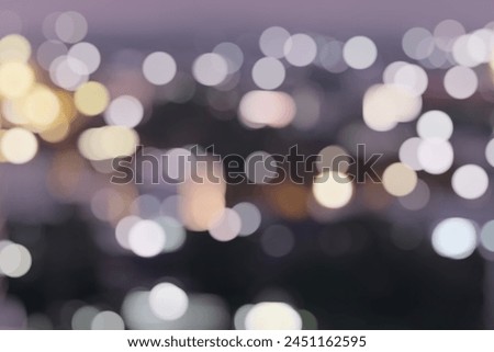 Abstract background of city street at night, bokeh