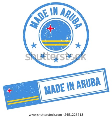 Made in Aruba Stamp Sign Grunge Style