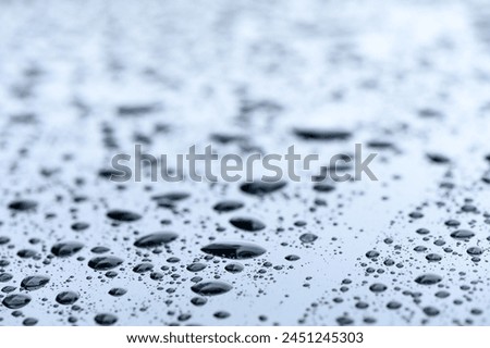 Close-up of wet windshield during rainy season 6