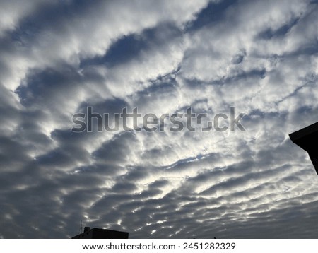 A beautiful picture of the clouds before the rain