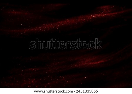 abstract red speed camera motion background over glowing lights with sparkles, stars. A pattern of flashes of light similar to the Northern Lights. for overlay