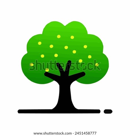 Illustration design of the tree