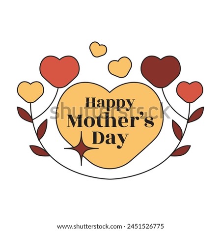 Mother's Day Element Vector Illustration