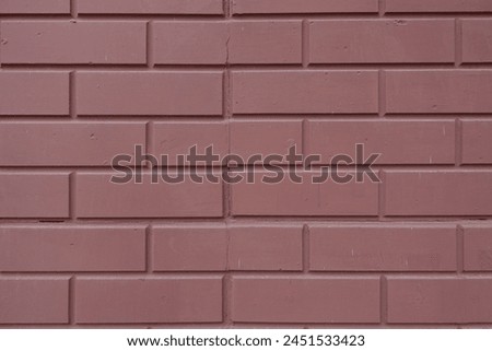 reddish brown painted brick veneer wall texture