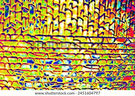abstract background, colored spots of paint on the walls of the house, ceramics