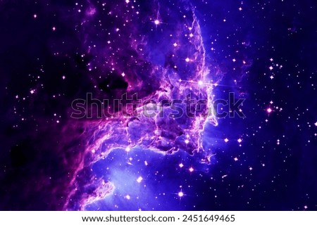Blue Galaxy. Elements of this image furnished by NASA. High quality photo