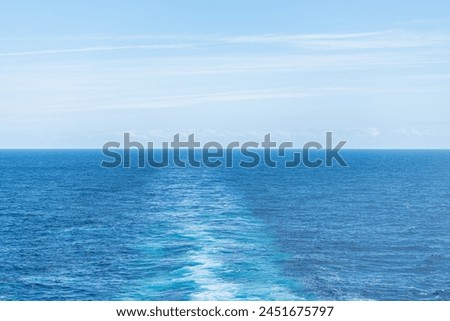 Beautiful photo of the sea and sky