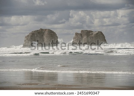Twin Rocks at Rockaway Beach