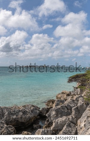  Aruba View from Mangle Halto to De Palm Island Royalty-Free Stock Photo #2451692711