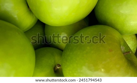 Green Apple a.k.a The Granny Smith is an apple cultivar that originated in Australia in 1868. It is named after Maria Ann Smith, who propagated the cultivar from a chance seedling.