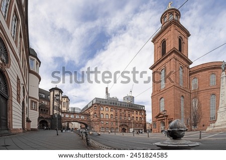 Image of Frankfurt's historic St. Paul's Church in daylight