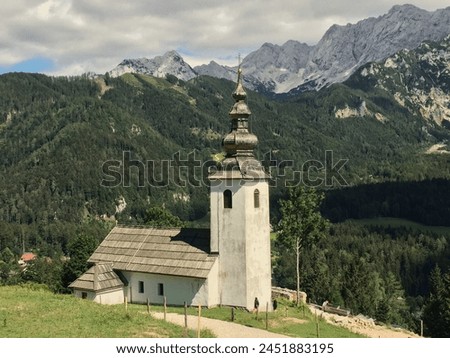 Kamnik Savinja Alps in Slovanian mountains Royalty-Free Stock Photo #2451883195