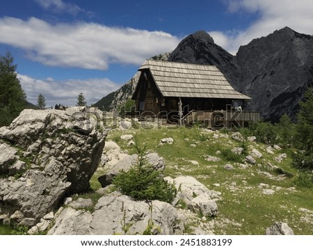 Kamnik Savinja Alps in Slovanian mountains Royalty-Free Stock Photo #2451883199