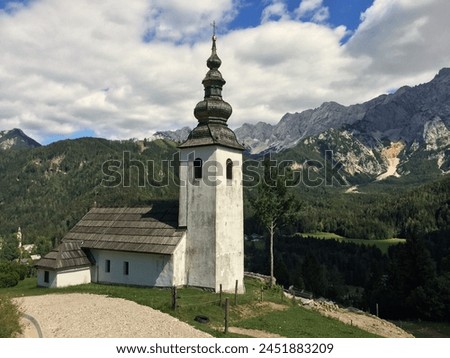 Kamnik Savinja Alps in Slovanian mountains Royalty-Free Stock Photo #2451883209