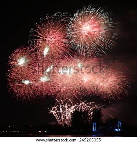 The most spectacular fireworks Beautiful