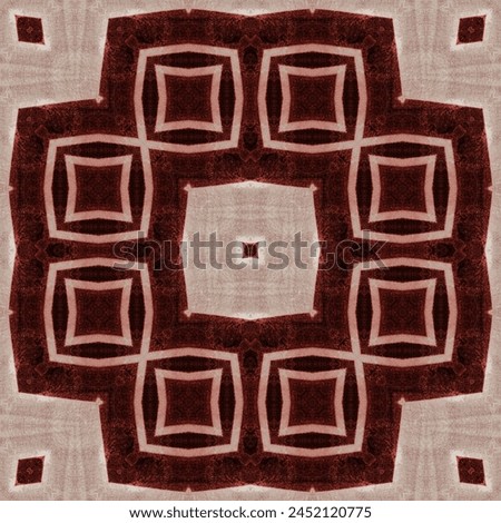 Oriental sublimation print design for carpet, rug, interior wall and floor decoration. Mixed motifs design for Turkish carpet, Persian rug, wall covering, modern floor mat, silk fabric printing Royalty-Free Stock Photo #2452120775