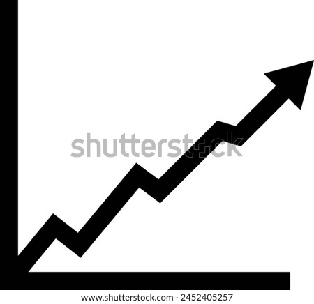 Statistic chart icon symbol vector image