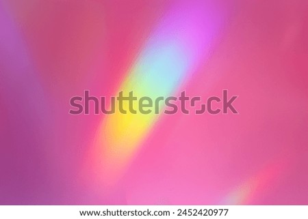 Defocused abstract purple background with rainbow flare from sunlight, holiday backdrop, celebration wallpaper. Colorful sparkle sun glare, Glittering aesthetic textured photo pattern, trend color