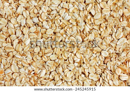 Rolled oats background Royalty-Free Stock Photo #245245915