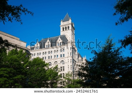 Old Post Office Pavilion and Clock Tower, 1100 Pennsylvania Avenue, N.W. in Washington, D.C, USA