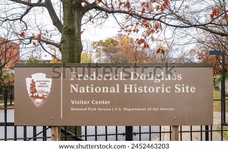 Frederick Douglass National Historic Site, in Southeast Washington, D.C. United States