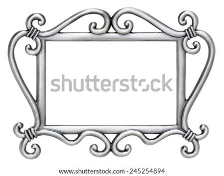 Silver Swirl Picture Frame