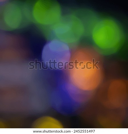 Defocused neon glow. Overlaying highlights. Futuristic abstract LED backlight. Neon colors blur on dark abstract background