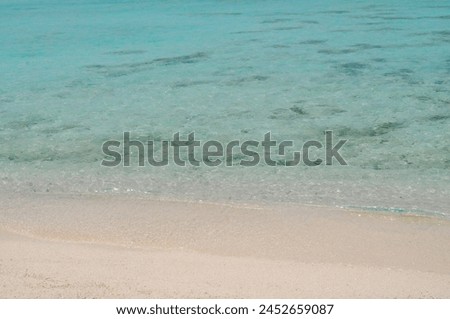beautiful lakshadweep sea with turquoise water