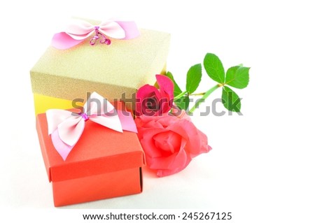 love box valentine concept 