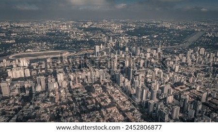 aerial view of the city of Sao Paulo, Brazil