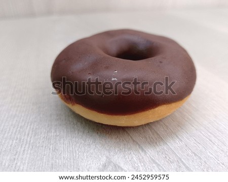 Delicious dount, Advertising flyer or poster of donut on sale or discount. American breakfast. 