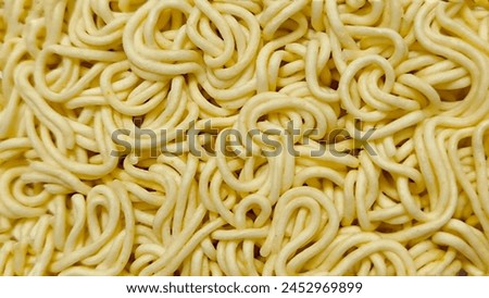 Dried instant noodles texture background