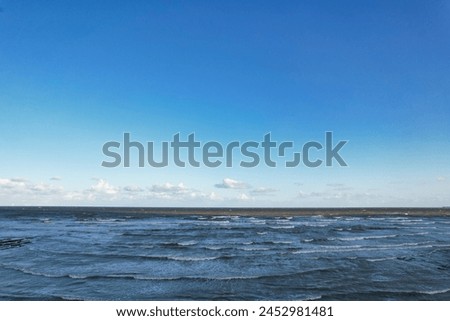 High Angle View of Botany Bay Beach and Sea View During Sunset at Broadstairs Kent, England UK. April 21st, 2024 Royalty-Free Stock Photo #2452981481