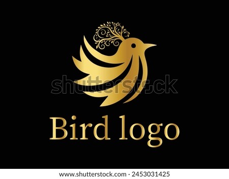 The logo features a stylized bird with gracefully curved wings, symbolizing freedom, elegance, and agility. The bird is depicted in mid-flight, with its wings spread wide.