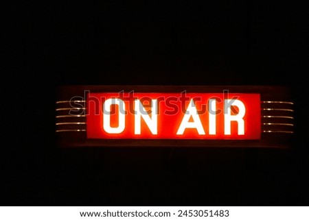 On air sign in Buenos Aires Royalty-Free Stock Photo #2453051483