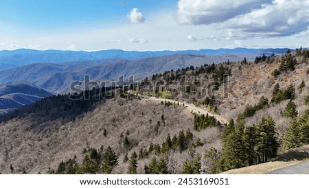 Nature pictures of the great smoky mountains near the Sylva, Cullowhee area