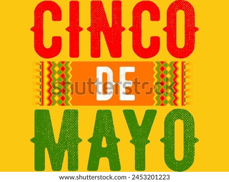 "Celebrate Cinco de Mayo, Mexico's federal holiday on May 5th, with fun and cute characters including chili peppers, avocados, and cacti playing guitar, dancing, and enjoying tequila."